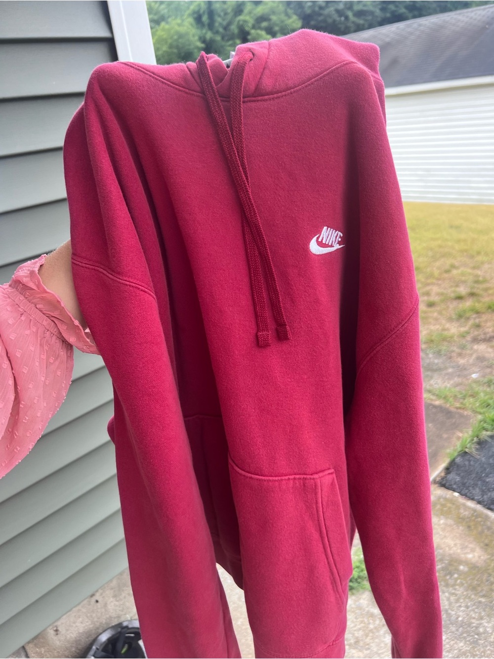 Nike Red Pullover Hoodie/Large